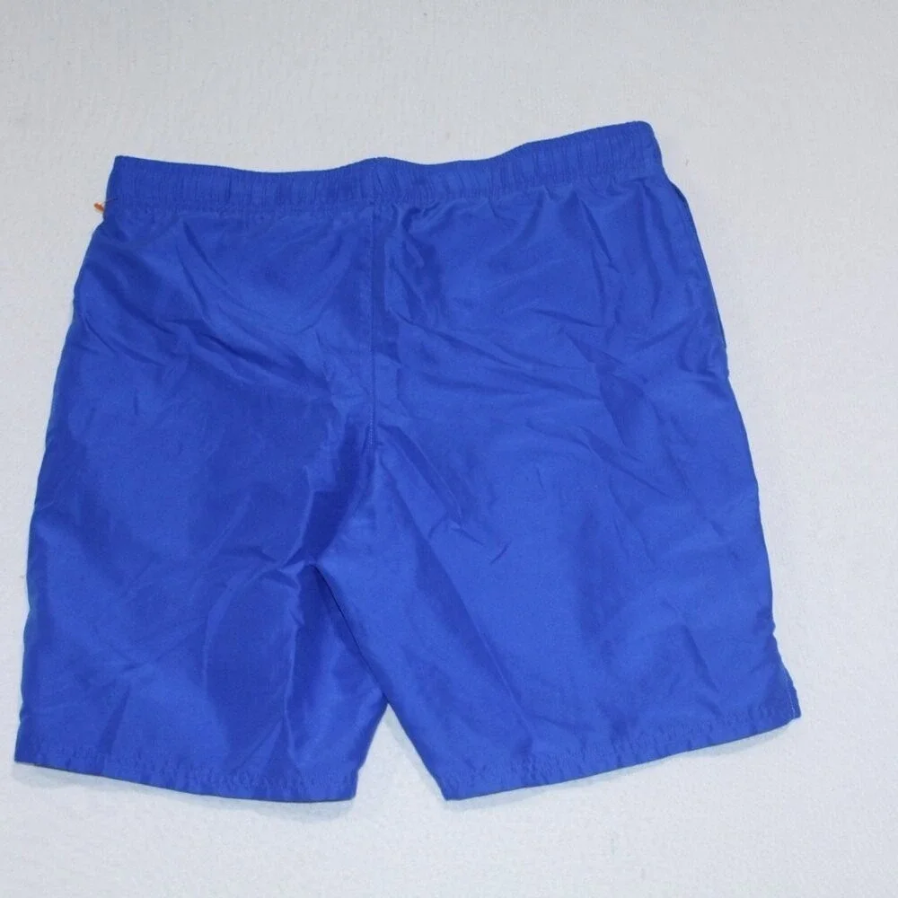 NIke Men Blue Trunks Board Shorts Summer Beach Casual Size 34